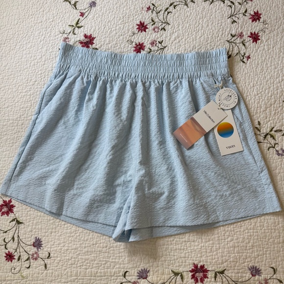 New Vuori Women’s Villa Textured Short Light Mist Blue Size XL VW3082 - Picture 3 of 8